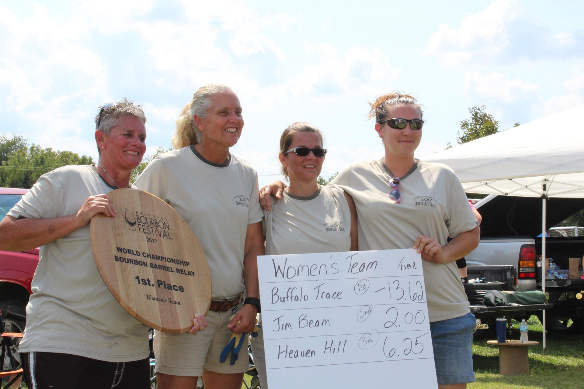 Buffalo Trace Women's Barrel Relay Team