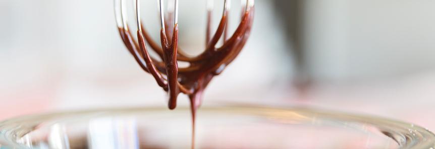Featured image for “Chocolate Caramel Bourbon Macarons”