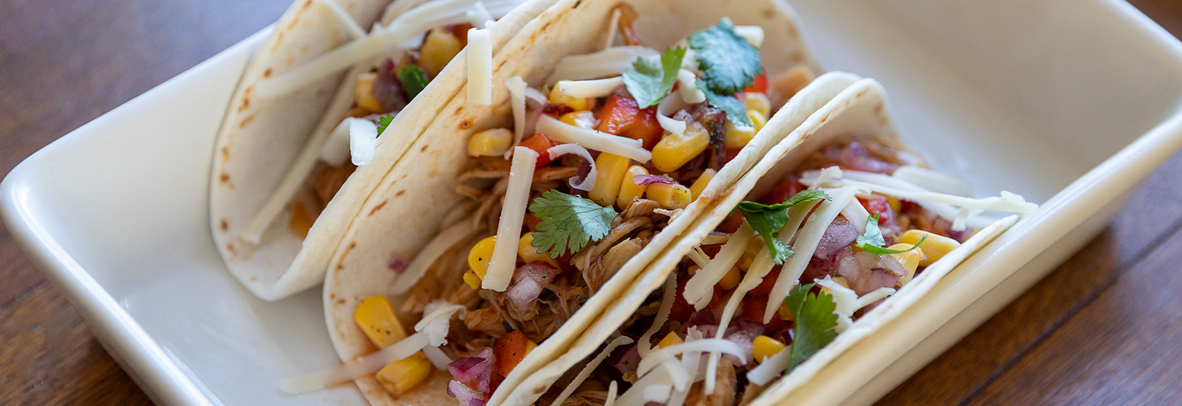 Featured image for “Bourbon Barbecue Chicken Tacos”